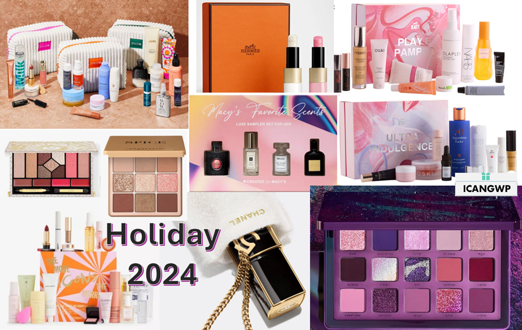 holiday beauty gifts and makeup palettes 2024 icangwp