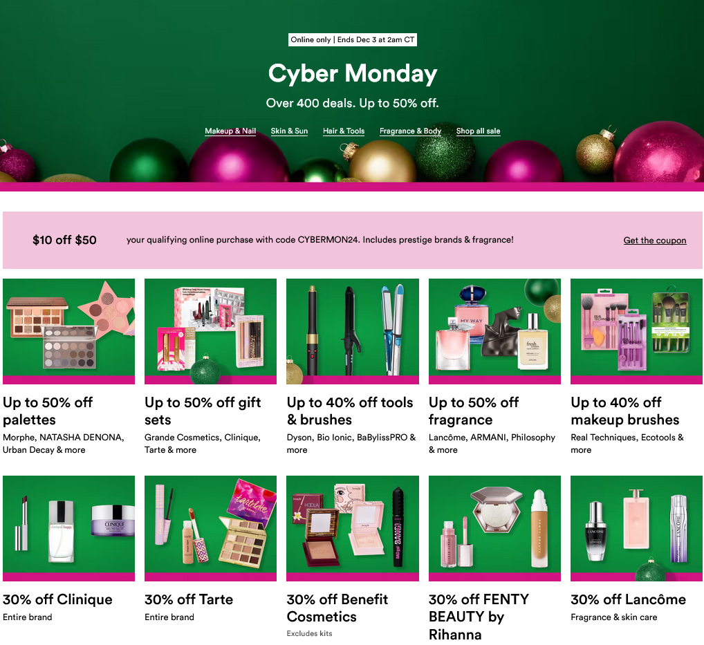 Cyber Monday Beauty Deals 2024 Ulta Beauty icangwp 2