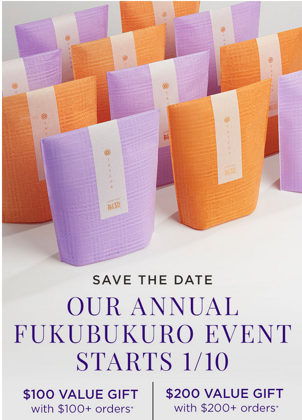 tatcha lucky bag 2025 Fukubukuro - Tatcha icangwp