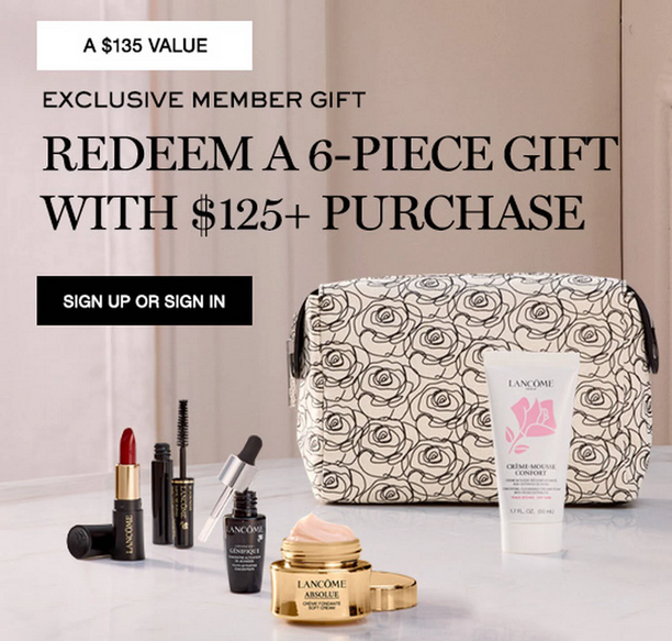 LANCOME Gift with Purchase 2026 Schedule by IcanGWP